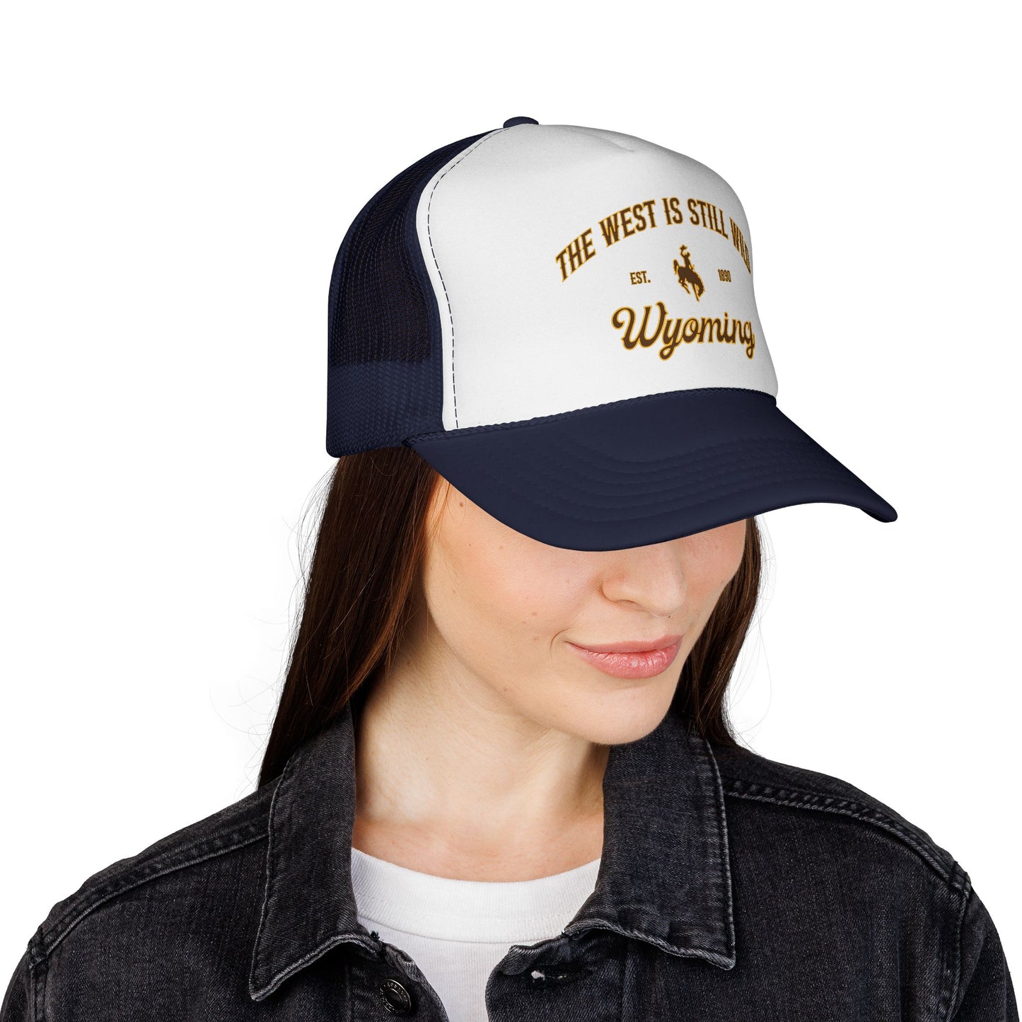 "The West Is Still Wild" Vintage Mesh Cap