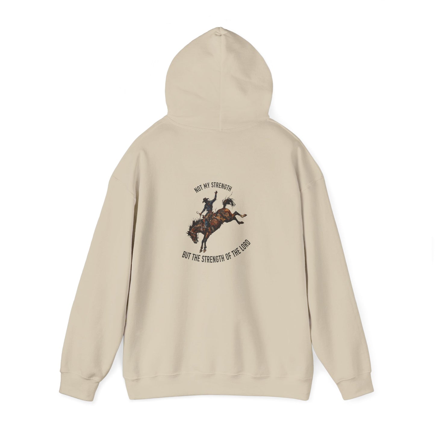 Hoodie — Bear River Cattle Co. Rodeo Bucking Horse Hoodie (Rise Up Stronger Back Print)