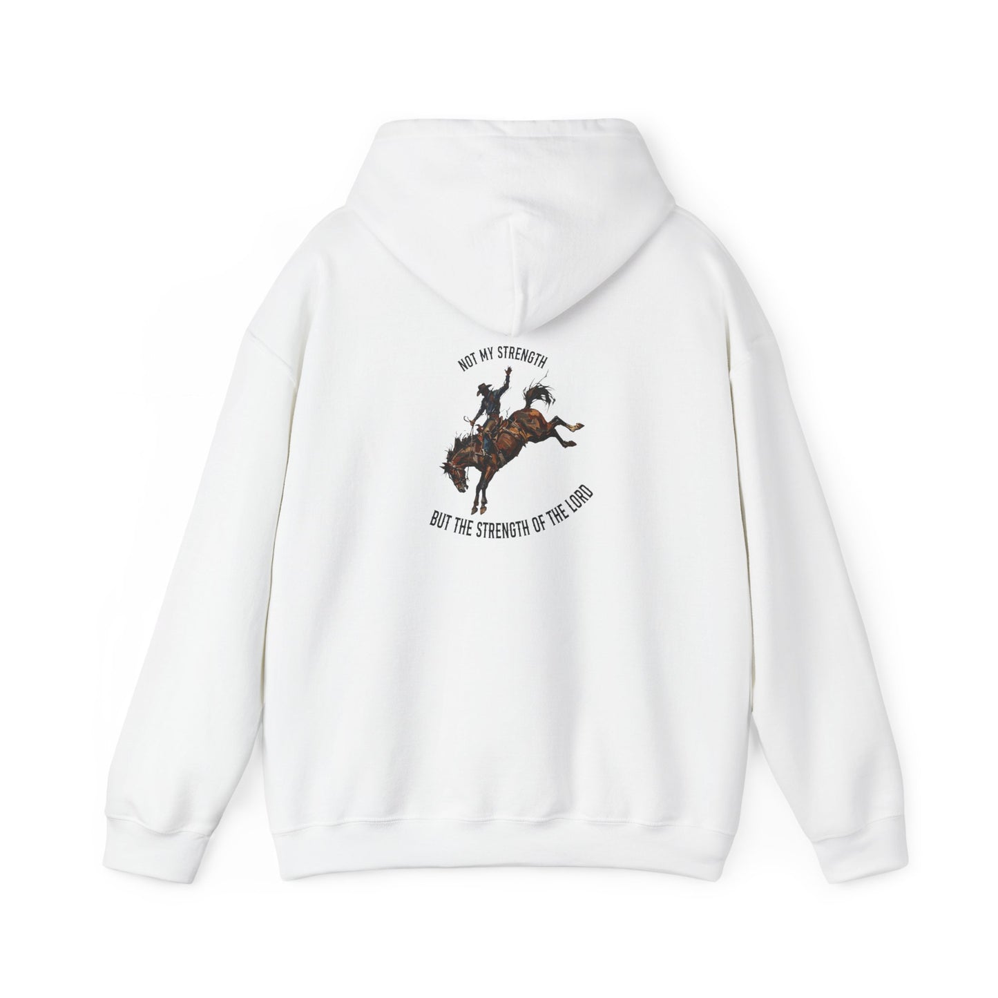 Hoodie — Bear River Cattle Co. Rodeo Bucking Horse Hoodie (Rise Up Stronger Back Print)