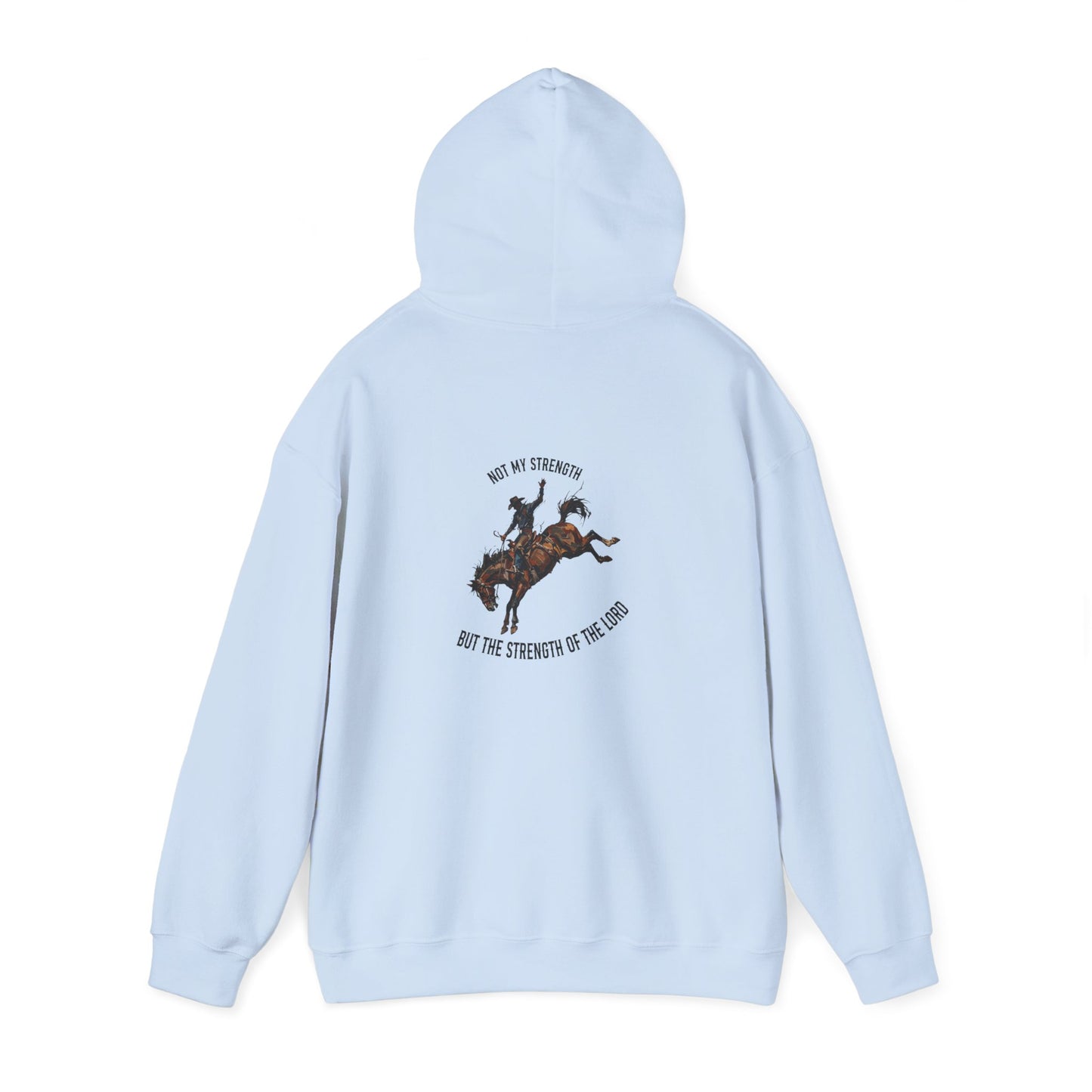 Hoodie — Bear River Cattle Co. Rodeo Bucking Horse Hoodie (Rise Up Stronger Back Print)