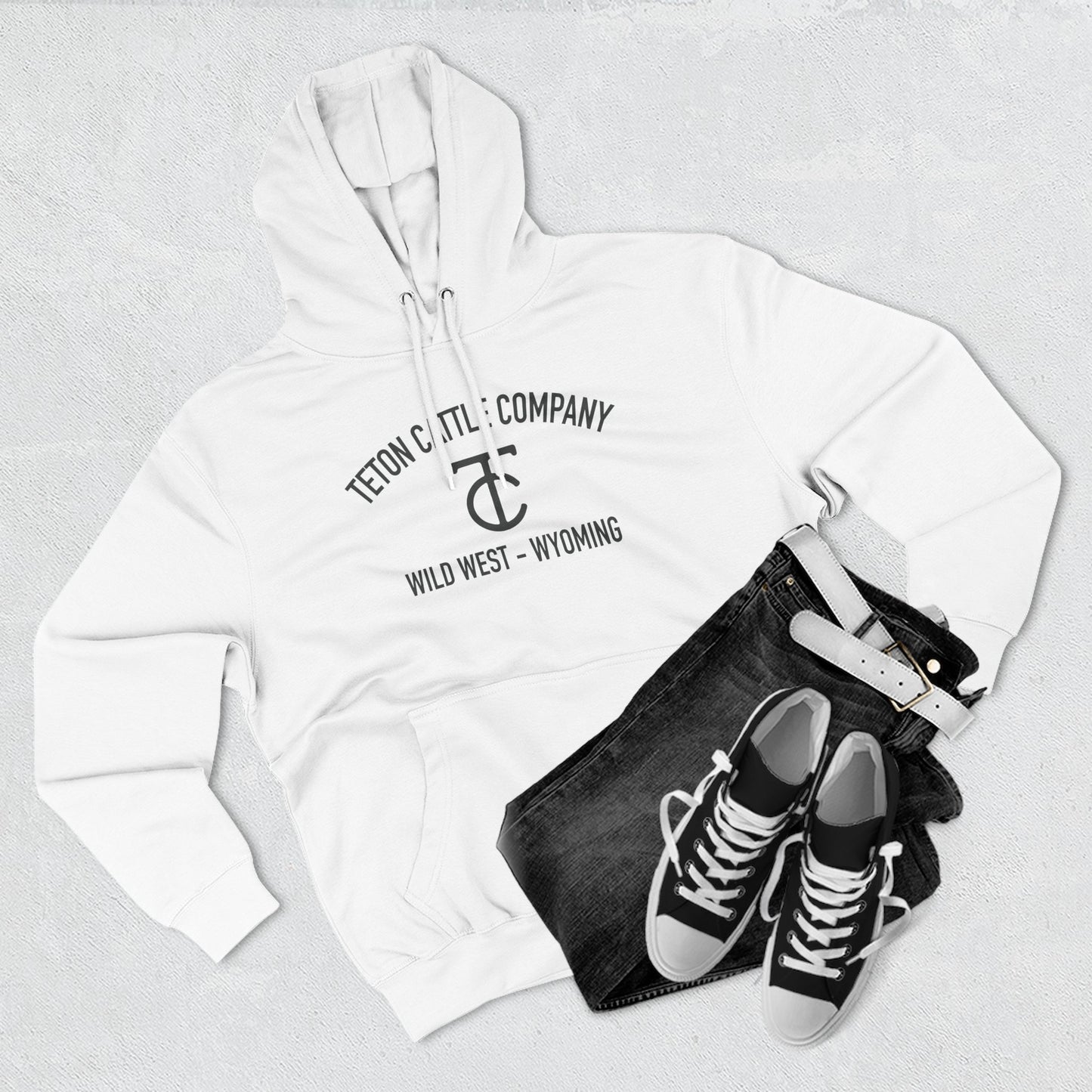 Teton Cattle Company Hoodie —  Fleece Pullover