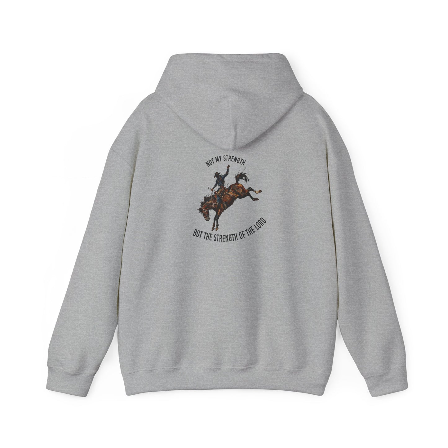 Hoodie — Bear River Cattle Co. Rodeo Bucking Horse Hoodie (Rise Up Stronger Back Print)