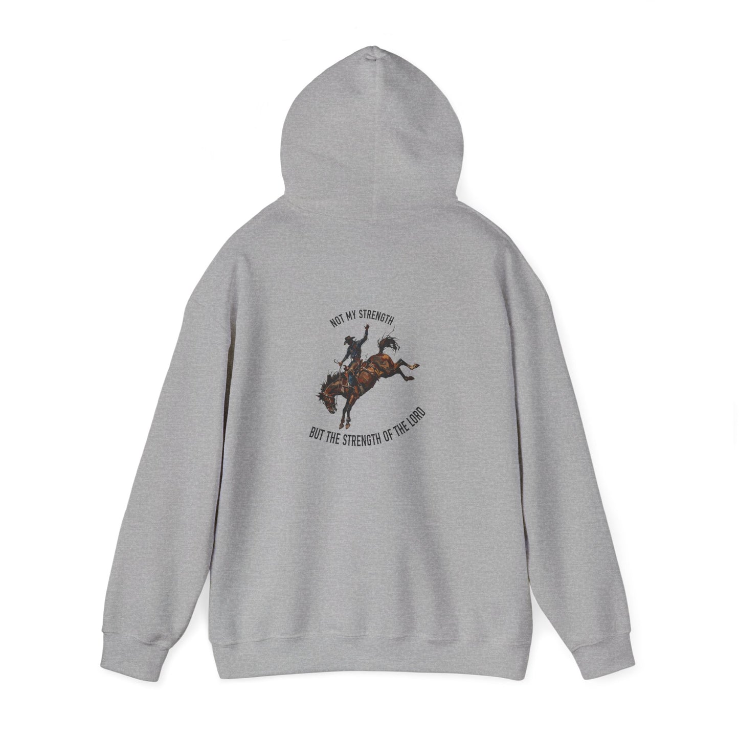 Hoodie — Bear River Cattle Co. Rodeo Bucking Horse Hoodie (Rise Up Stronger Back Print)