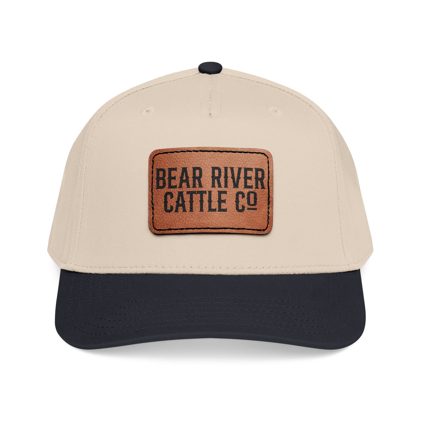 Bear River Cattle Co. Leather Patch Baseball Cap