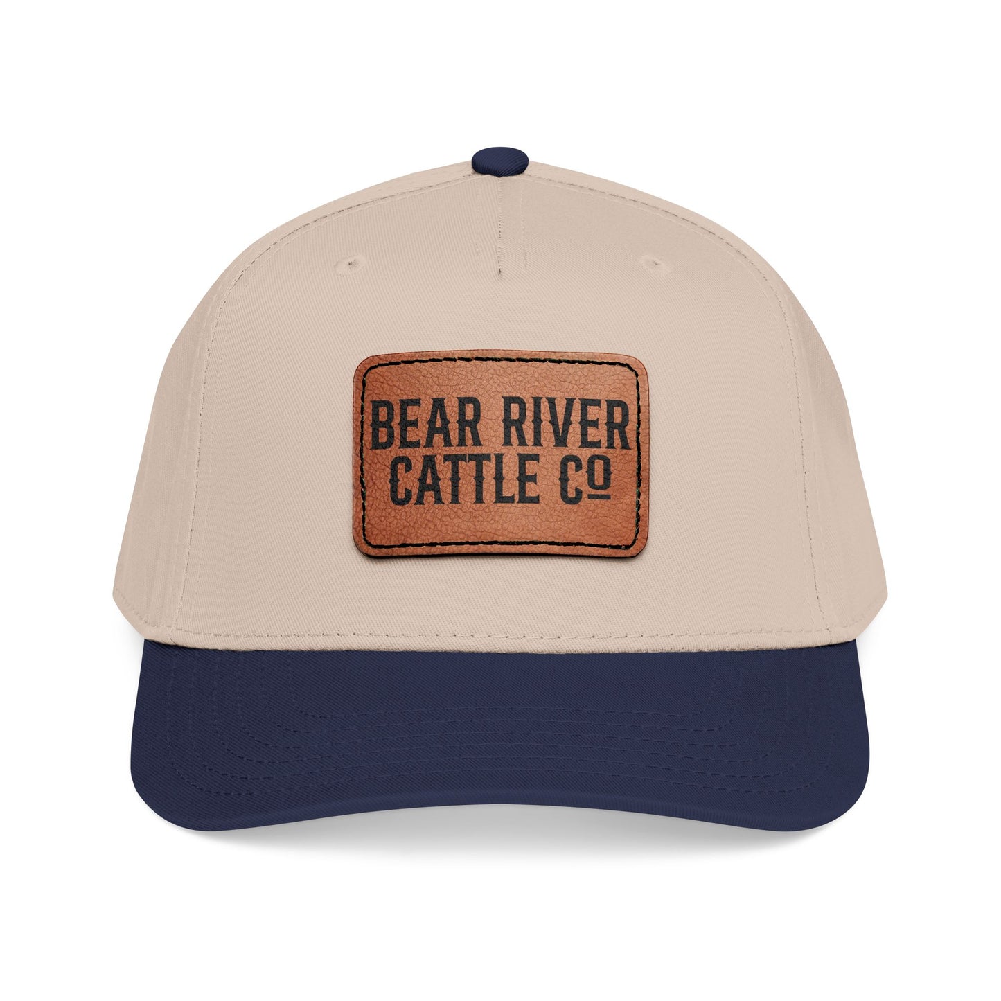 Bear River Cattle Co. Leather Patch Baseball Cap