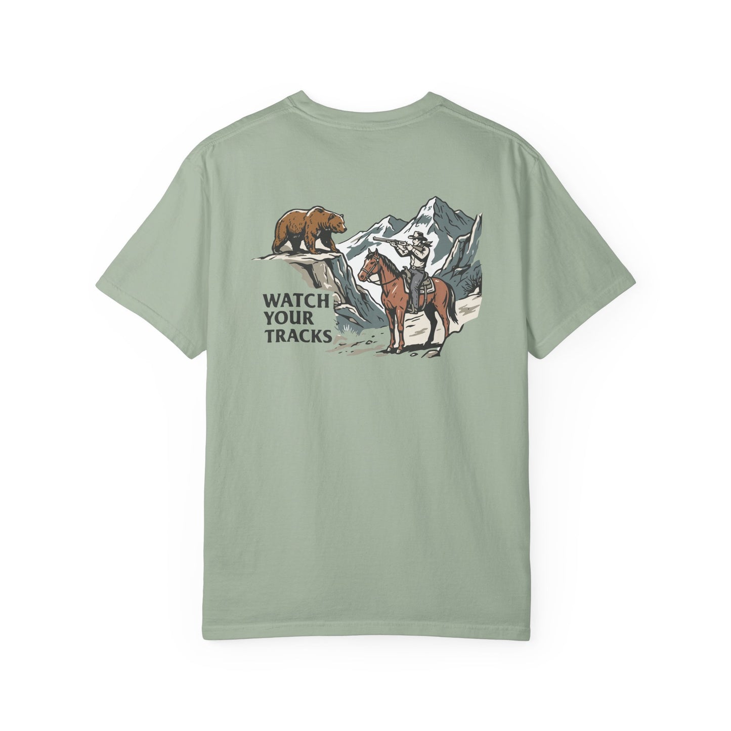 'Watch Your Tracks' Graphic T-Shirt