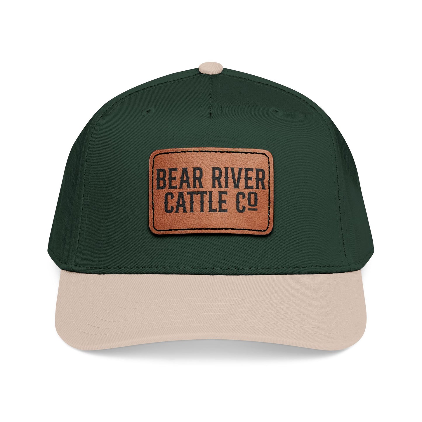Bear River Cattle Co. Leather Patch Baseball Cap
