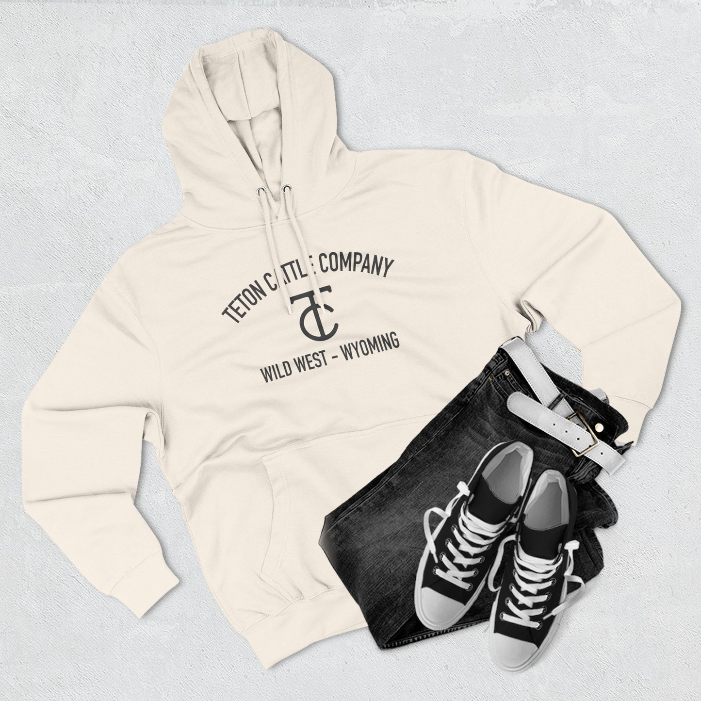 Teton Cattle Company Hoodie —  Fleece Pullover