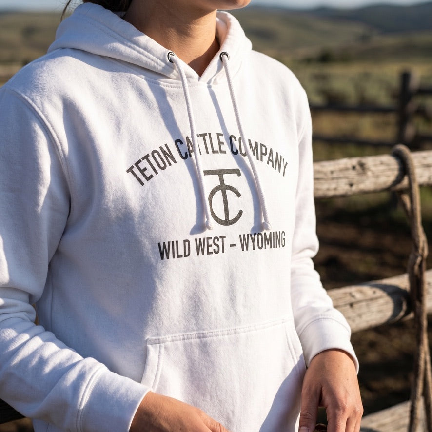 Teton Cattle Company Hoodie —  Fleece Pullover