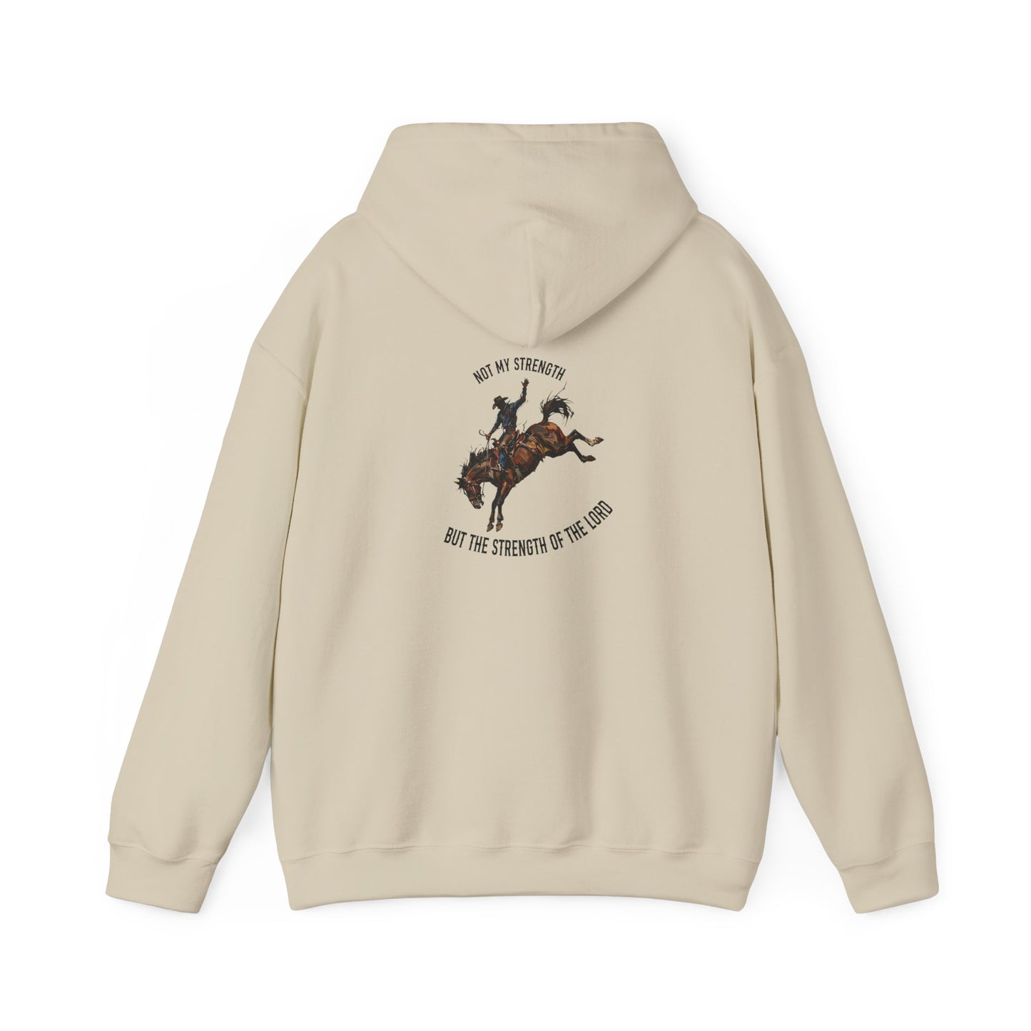 Hoodie — Bear River Cattle Co. Rodeo Bucking Horse Hoodie (Rise Up Stronger Back Print)