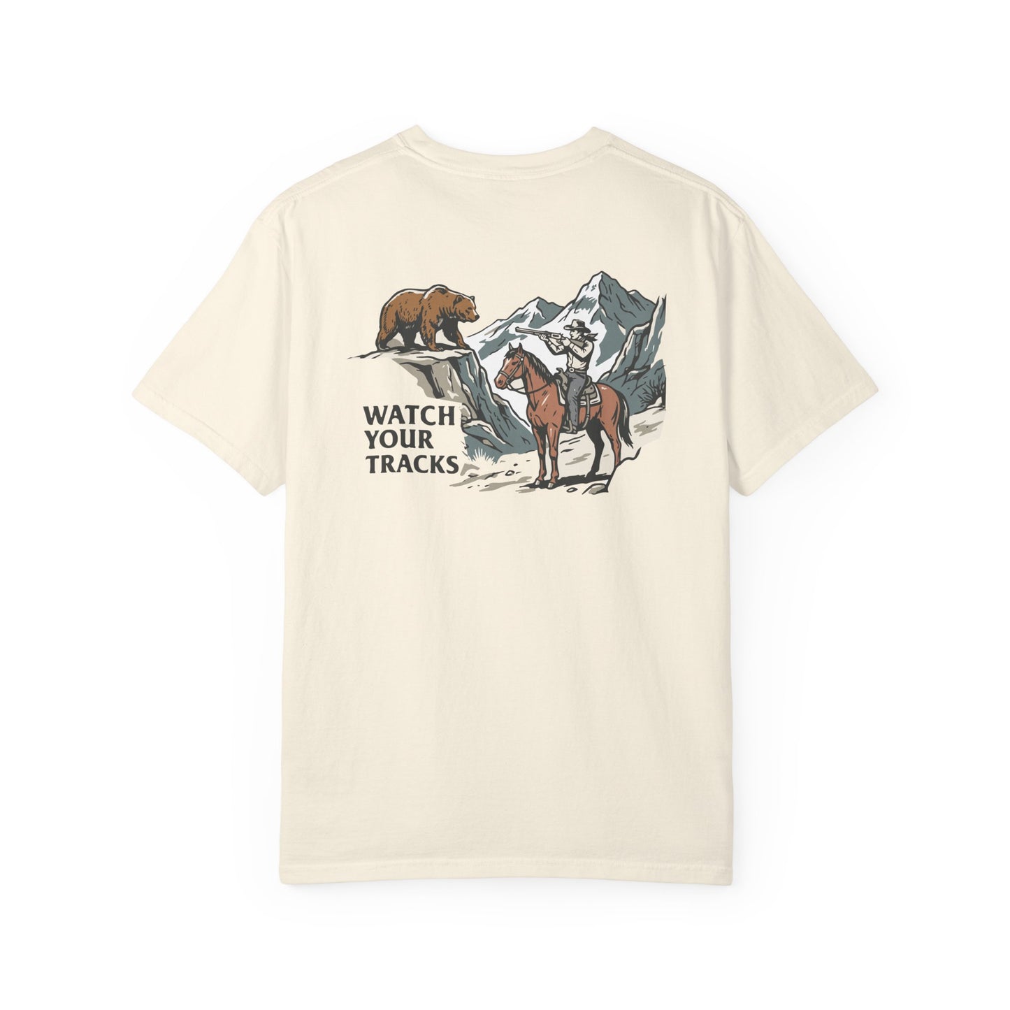 'Watch Your Tracks' Graphic T-Shirt