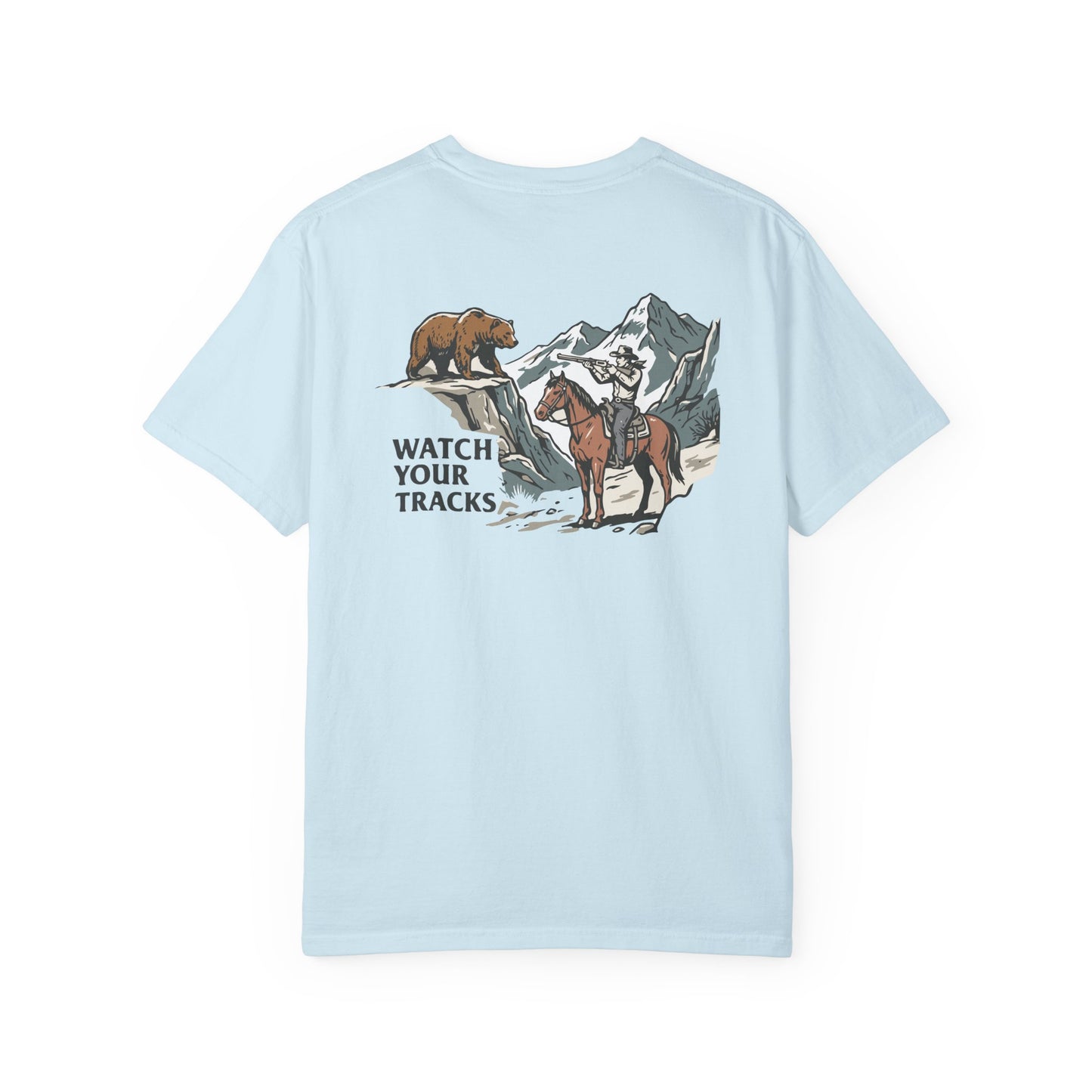 'Watch Your Tracks' Graphic T-Shirt