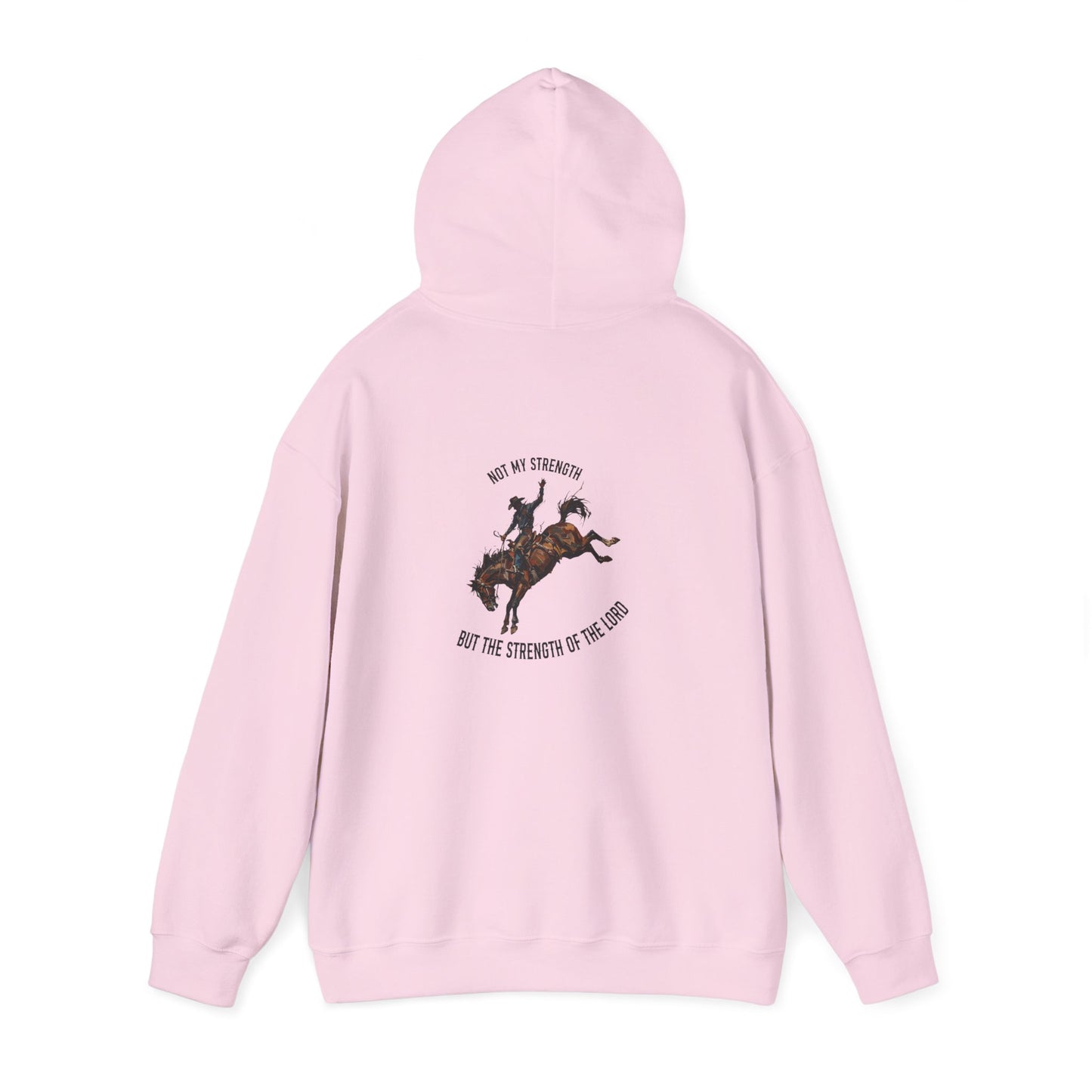Hoodie — Bear River Cattle Co. Rodeo Bucking Horse Hoodie (Rise Up Stronger Back Print)