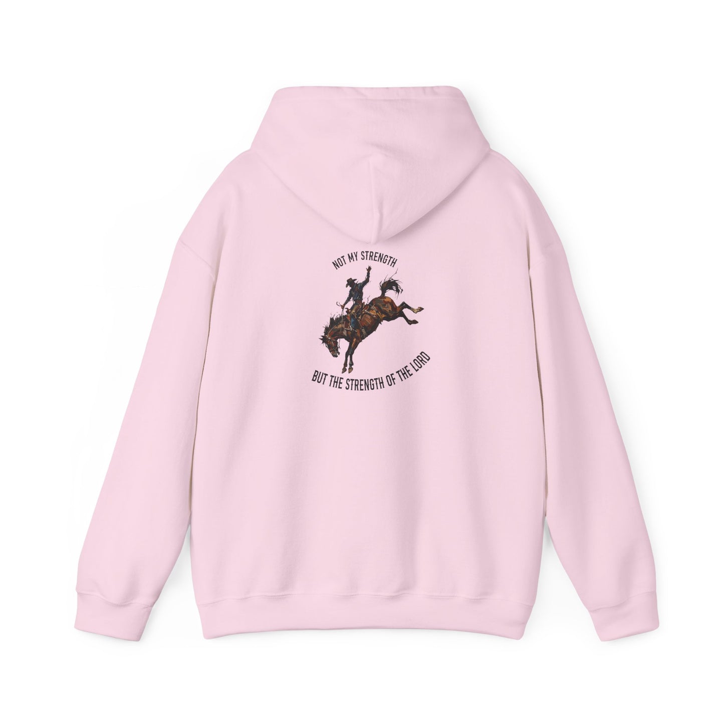 Hoodie — Bear River Cattle Co. Rodeo Bucking Horse Hoodie (Rise Up Stronger Back Print)