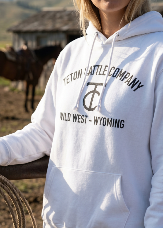 Teton Cattle Company Hoodie —  Fleece Pullover